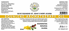 SQUALEN AROMATHERAPY OIL (Hassas Ciltler için)
